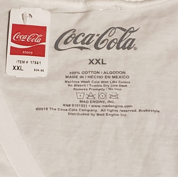 Coca Cola New With Tags V-Neck Have A Coke Shirt - Picture 4 of 7
